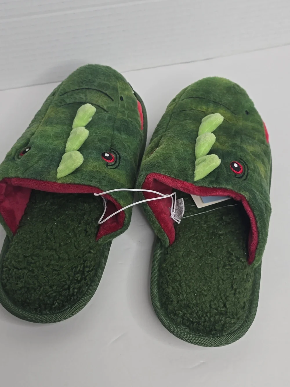 Cat & Jack Dino Scuff Slippers Kids Size Large 4/5